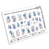 Слайдер-дизайн Листья в голубом BPW.Style