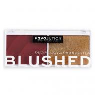 Палетка для макияжа лица Colour Play Blushed Duo RELOVE REVOLUTION