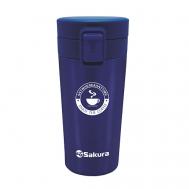 Термокружка с кнопкой 380 мл SAKURA