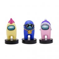 Набор фигурок-штампиков 3 серия (герой единорог) Among Us