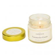 Свеча ароматическая "Кокосовый пломбир" с деревянным фитилем 100 LIMBERGHOME DECOR