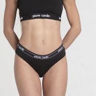 Трусы женские casual sport string черный Pierre Cardin