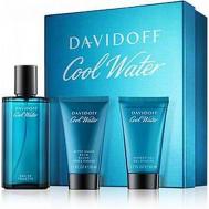 Набор Cool Water: Туалетная вода + Гель для душа + Бальзам после бритья Davidoff