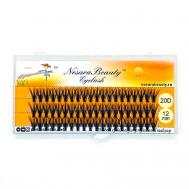 Накладные ресницы пучки 20D NESURABEAUTY