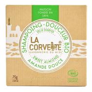Твердый шампунь органический Сладкий миндаль Marseille Sweet Almond Solid Shampoo La Corvette