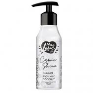 Смягчающее молочко для тела Космический блеск Кокос - Тиаре с шиммером 200 Monolove Bio