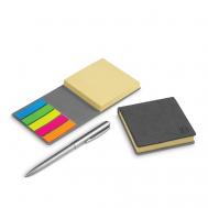 Футляр из экокожи для стикеров и стикеры двух видов Flexpocket