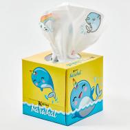 Салфетки бумажные косметические 3 слоя, с рисунком "Нарвал" KARTIKA