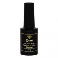 Топ закрепитель верхнее покрытие для гель лака ногтей Средне густой без липкого слоя ONNI