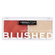 Палетка для макияжа лица Colour Play Blushed Duo RELOVE REVOLUTION