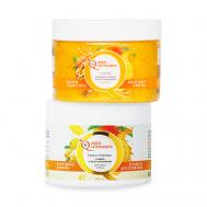 Набор уходовой косметики для тела скраб и крем-баттер Манго ИНДЕКС НАТУРАЛЬНОСТИ