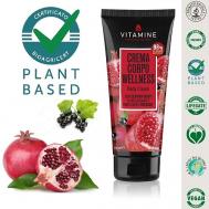 Натуральный крем для тела на фруктовых соках Vitamine "Гранат и черная смородина" 200 L'ERBORISTICA