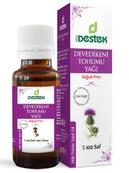 Косметическое масло семян расторопши для лица, тела, волос, увлажнение, питание 20 DESTEK