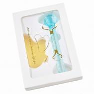 Набор массажер криосфера и гуаша сердце стекло Snip snap