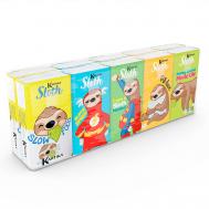 Платочки носовые бумажные "Ленивец" 4слоя KARTIKA