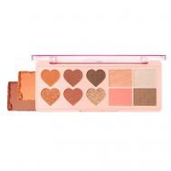 Палетка теней для макияжа глаз и лица "Multi-Face" PINK FLASH