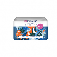 Soft Прокладки гигиенические ночь 4* CLEANIC