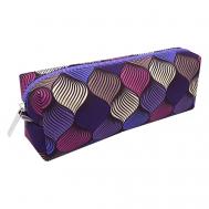 Косметичка-пенал женская маленькая из ткани "Косы" ALISSIROSSI