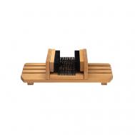 Стойка для чистки обуви (дерево), искусственная щетина Lei