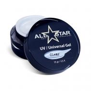 Гель для  моделирования ногтей, UV-Universal Gel "Clear" ALL STAR PROFESSIONAL