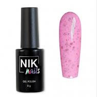 Гель-лак для ногтей с цветными блестками Mon Amour NIK Nails