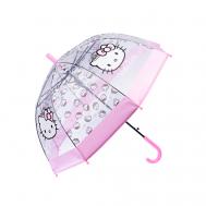 Зонт-трость механический для девочек Hello Kitty PlayToday