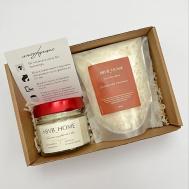 Ароматическая свеча в подарочном наборе - Глинтвейн #BVB_HOME