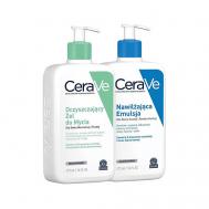 Набор очищающий гель для умывания и увлажняющая эмульсия CeraVe