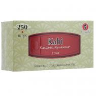 Салфетки бумажные Kabi 2 слоя Maneki