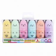 Набор текстовыделителей мини KIDS, CUTE CATS PASTEL Brauberg
