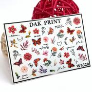 Слайдер-дизайн для ногтей W3320 Dak Print