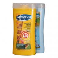 Набор Солнцезащитный крем с SPF15 с антицеллюлитным эффектом+ Молочко после загара БИОКРИМ