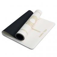 Спортивный коврик для йоги и фитнеса, Нескользящий резиновый коврик премиум 183х68х0.6 см HAMSA YOGA