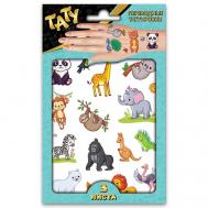 Наклейки - татуировки "Милые зверята", 3 листа Nd Play