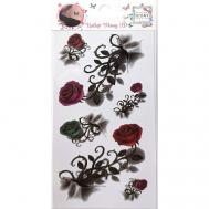 Набор тату 3D, розы Lukky