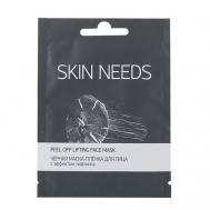 Чёрная маска-плёнка для лица с эффектом лифтинга SKIN NEEDS 10 ЛЭТУАЛЬ