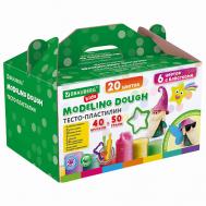 Пластилин тесто для лепки KIDS Brauberg