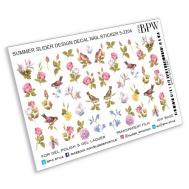 Слайдер дизайн Цветы и птицы BPW.Style