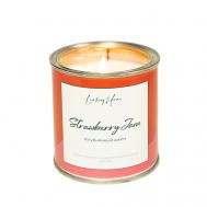 Свеча ароматическая "Клубничный джем" с деревянным фитилем 250 LIMBERGHOME DECOR