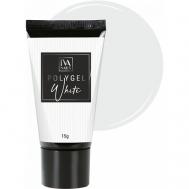 Полигель для моделирования и укрепления ногтей Polygel White IVA NAILS