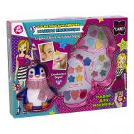 Набор детской декоративной косметики тени, блеск для губ Lapulli Kids