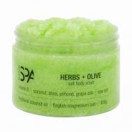 Антицеллюлитный скраб для тела с Английской солью HERBS+OLIVE 400 M'S'SON SPA