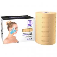 Перфорированный тейп для лица BB LYMPH FACE™ 10 см × 5 м хлопок бежевый BBalance