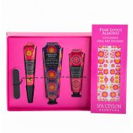 Набор для ухода за руками и ногтями "РОЗОВЫЙ ЛОТОС И МИНДАЛЬ" 1 SPA CEYLON