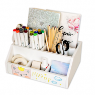 Органайзер для канцелярии настольный детский БУКВА ДОМА