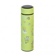 Термос металлический с рисунком и датчиком температуры Light Green КВАН ТИКИ