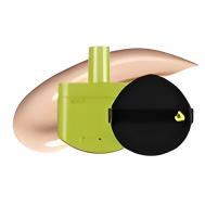 Рефилл для кушона  + спонж Satin Wear Healthy-Green Cushion RE-FEEL(+ Puff) UNLEASHIA