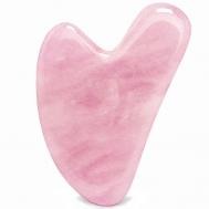Скребок гуаша Сердце в подарочной упаковке Розовый кварц CHIOS®