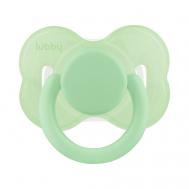 Соска-пустышка с круглым силиконовым соском от 6 месяцев Lubby