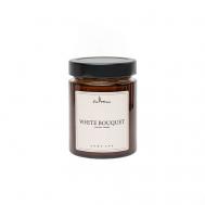 Ароматическая свеча из кокосового воска WHITE BOUQUET 220 ECO MIRAI